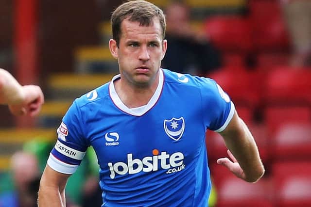 Pompey skipper Michael Doyle   Picture: Joe Pepler