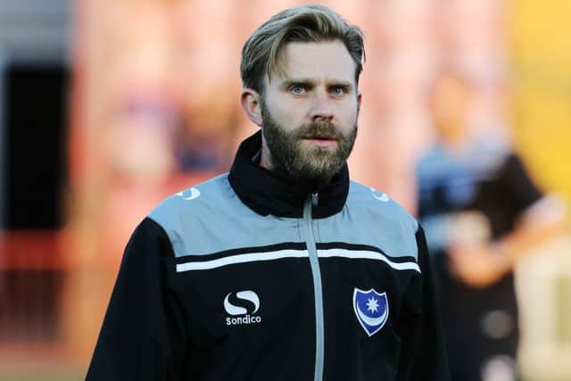 Pompey Academy coach Mikey Harris