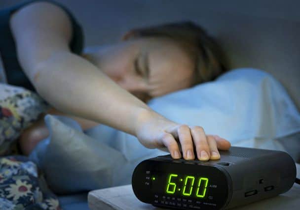 Hes now faced with a couple of weeks of actually having to wake up properly when the alarm goes off.