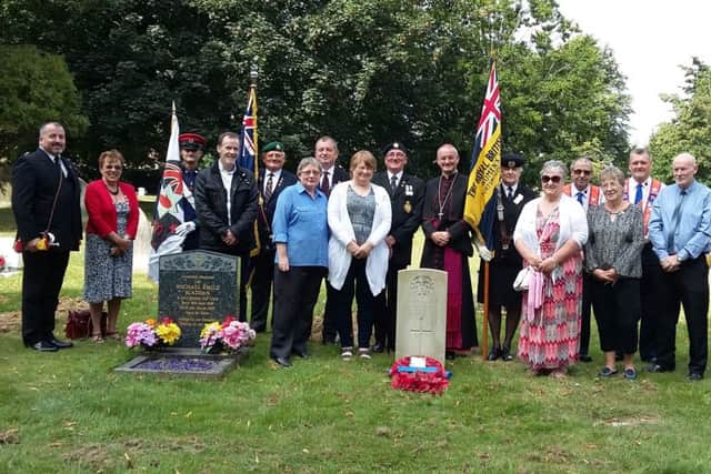 The memorial for Private William Black