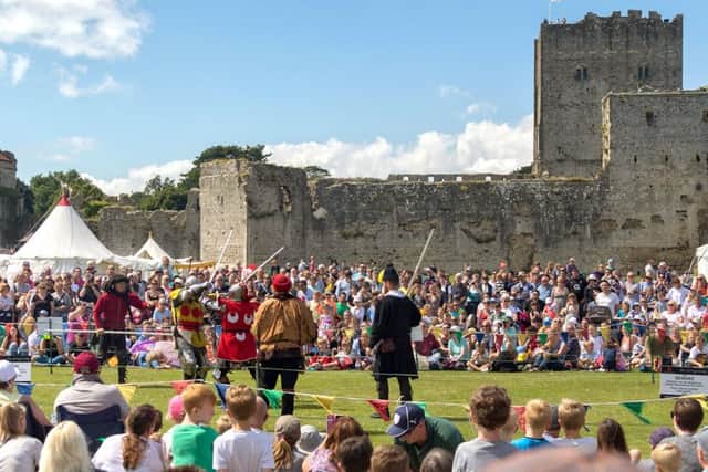 The Knights Tournament held in the grounds of Portchester Castle Picture: Mark Rutley Photography