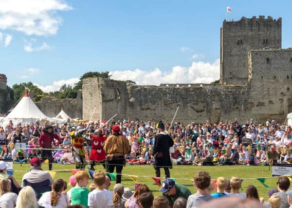 The Knights Tournament held in the grounds of Portchester Castle  Picture: Mark Rutley Photography