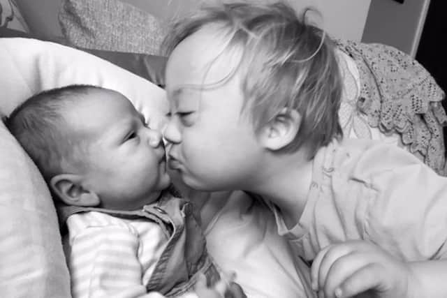 Three-year-old Sebby Fyans, from Portsmouth, will take on the Mini Great South Run to support the Portsmouth Down Syndrome Association