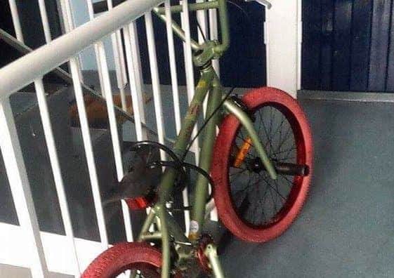 Bike stolen by a man in a robbery of a 12-year-old boy in Kingston Park, Fratton at 8.30pm on July 31. PPP-160816-120934001