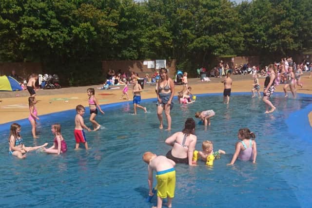 The splash park at Hilsea Picture: Paula Littlefield