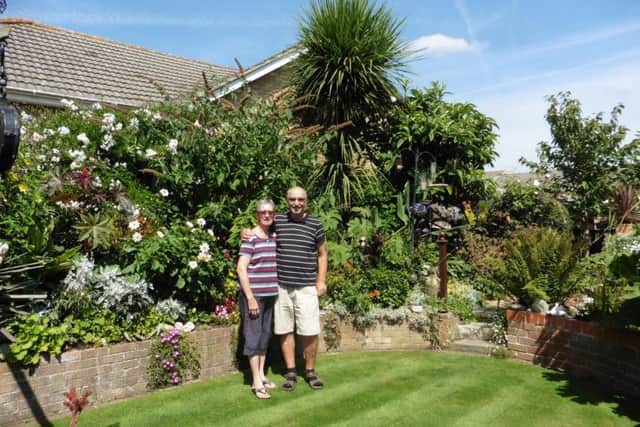 Chris and Colin Tait of Longmynd Drive, this year's Bloomin' Marvellous winners