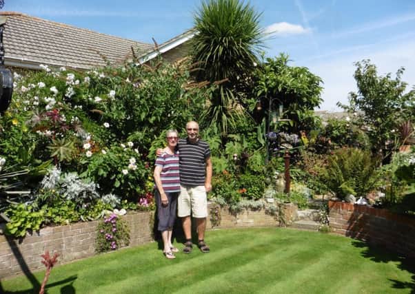Chris and Colin Tait of Longmynd Drive, this year's Bloomin' Marvellous winners