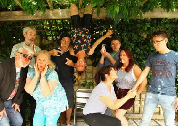 SSA's The Songologues, Vol. III - The Big Screen Edition.
 Back Row, left to right: Vincent Adams, Roger Easey, Susie Coutts, Courtney Appleton and Hazel Aspden. Front Row, left to right: Nick Downes, Sue Bartlett, Amy Barlow and Aaron Holdaway.