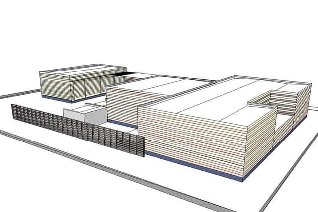 What the interconnector IFA2 site at Daedalus in Lee-on-the-Solent would look like