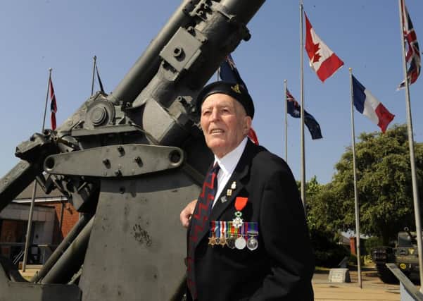 Philip Soper, 96, from Emsworth has been awarded the LÃ©gion d'honneur 

Picture: Malcolm Wells (160817-2321)