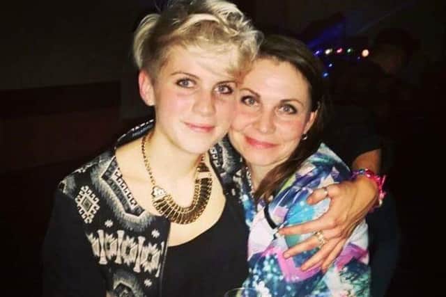 Molly Caswell and her mum Hazel Brownley