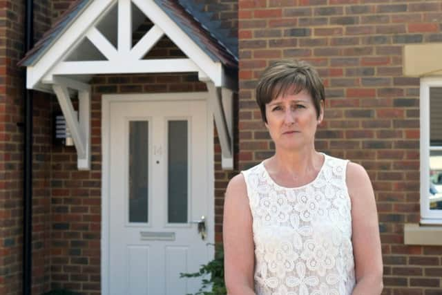 Yvette Davis, 51, outside her home in Jellicoe Drive, Sarisbury Green.

Picture: Loughlan Campbell