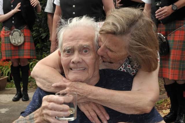 Pearl and Fred Barrie celebrated their anniversary with a party at the Beechcroft Manor Nursing Home in Alverstoke