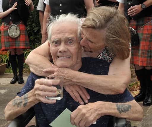 Pearl and Fred Barrie celebrated their anniversary with a party at the Beechcroft Manor Nursing Home in Alverstoke