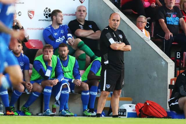 Pompey boss Paul Cook Picture: Joe Pepler