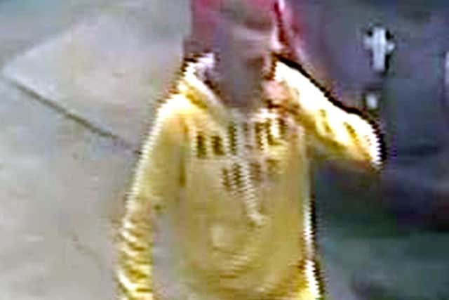 Police have released a CCTV image of a man they would like to speak to about a burglary at Mew Garage, in Clarence Road, Southsea