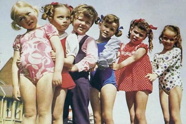 Children from Somers Road who sang in the Portsmouth Music festival in April 1972.