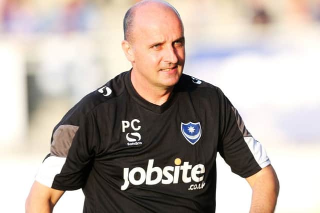 Pompey boss Paul Cook   Picture: Joe Pepler