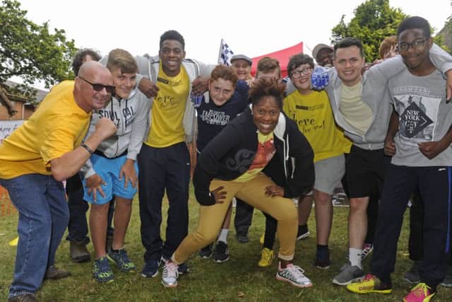 Camille Romeo leads the church football squad Picture: Ian Hargreaves (161110-3