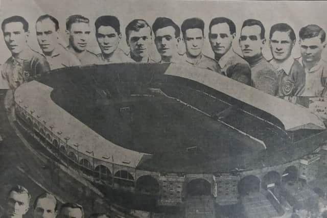 The Pompey line-up in the Football Mail's coverage of the game