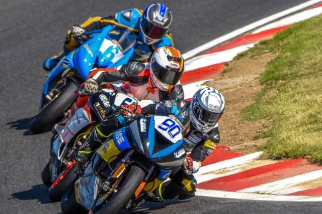 Sam Coventry, front, in action at Brands Hatch Picture: CAMIPIX PHOTOGRAPHY