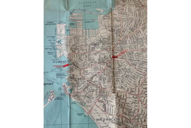 The map that Howard Thompson bought at a car boot sale