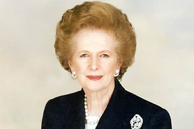 The former prime minister, the late Margaret Thatcher