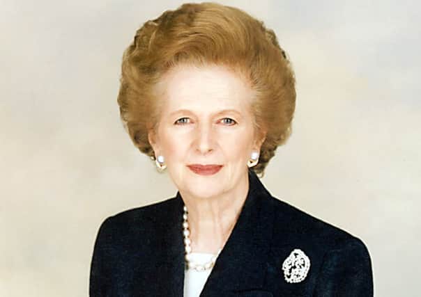The former prime minister, the late Margaret Thatcher