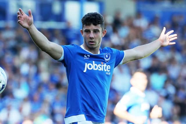 Pompey striker Conor Chaplin Picture: Joe Pepler