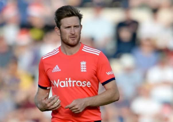 Liam Dawson made his England twenty20 debut at the Ageas Bowl earlier this summer. Picture: Dave Vokes/LMI Photography