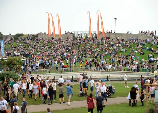 Music fans at Victorious Festival last year