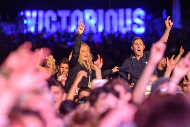 Tinie Tempah performing on the Castle Stage last year Picture: Allan Hutchings (151290-382)