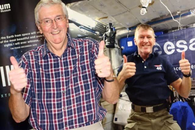 Tim Peake's dad Nigel at the exhibition dedicated to his astronaut son in Chichester Picture: Derek Martin