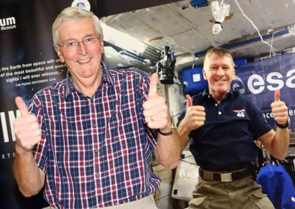 Tim Peake's dad Nigel at the exhibition dedicated to his astronaut son in Chichester Picture: Derek Martin