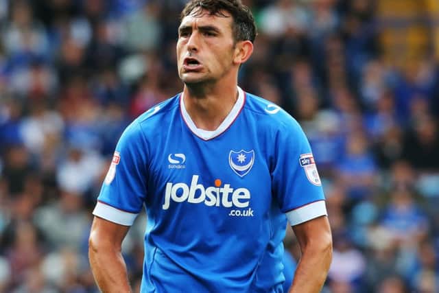 Gary Roberts showed hes got to the strength to lead Pompey to victory after his double in the 2-0 victory over Colchester last Saturday Picture: Joe Pepler