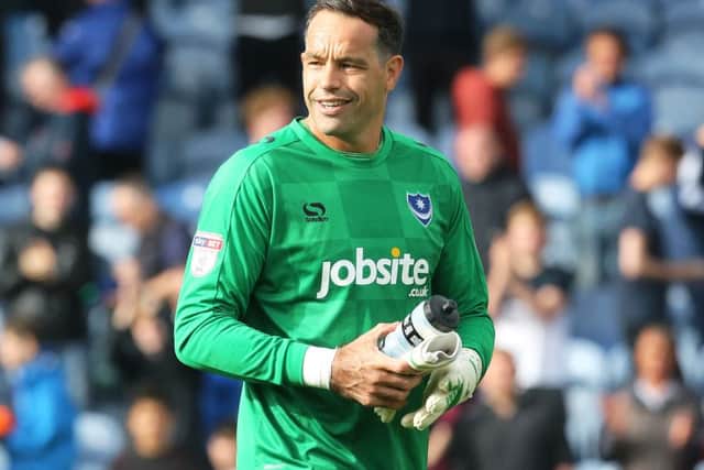 Pompey keeper David Forde Picture: Joe Pepler