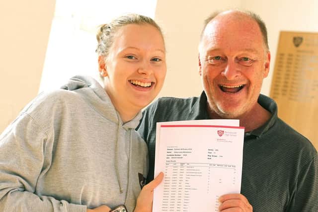 Daisy Michelmore and her father Guy