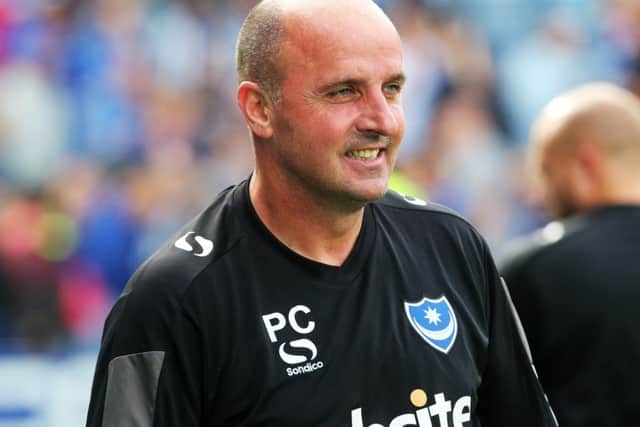 Pompey boss Paul Cook Picture: Joe Pepler