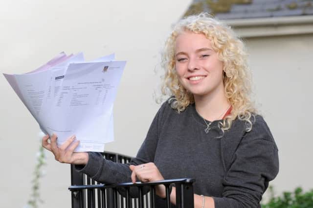 Seren Hawkes, 16, who appears in the new Swallows and Amazons film, at St John's College Picture: Sarah Standing (161133-1733)