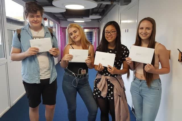 James Dean, Patricia Ionescu, Zoe Ho and Brittany Halsall from Mayfield School in North End