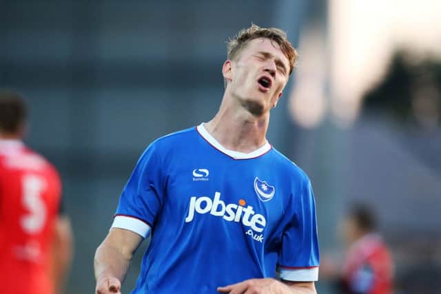 Pompey striker Michael Smith    Picture: Joe Pepler