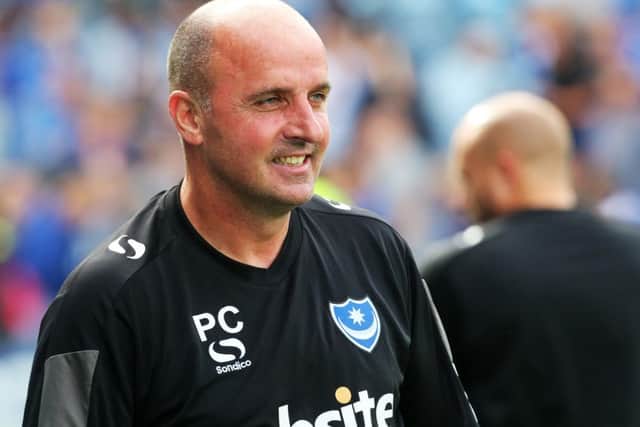 Pompey boss Paul Cook. Picture: Joe Pepler