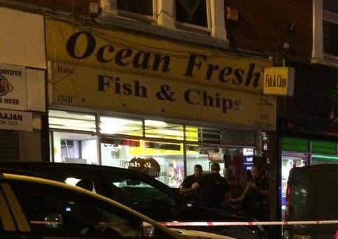 Armed police were at Kingston Road, Buckland, Portsmouth on Friday August 26 at around 9pm