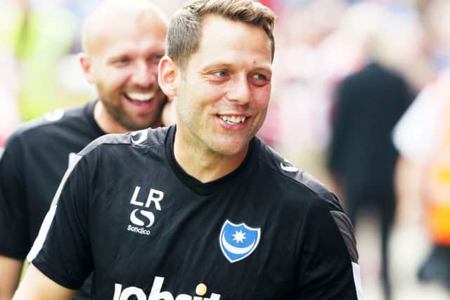Pompey assistant manager Leam Richardson. Picture: Joe Pepler