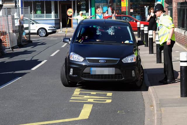 A clampdown has been launched on drivers who park cars on zig-zags outside schools