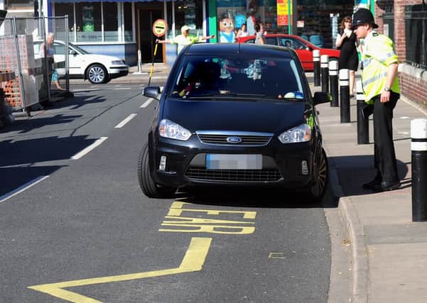 A clampdown has been launched on drivers who park cars on zig-zags outside schools