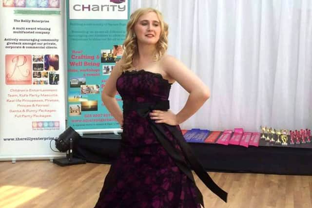 Rachael Pickard at the Square Pegs charity pageant