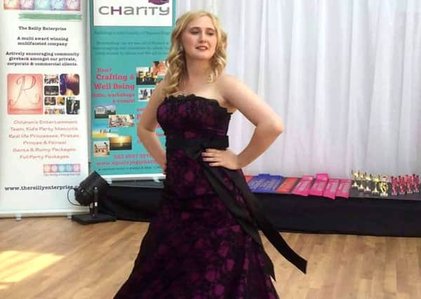 Rachael Pickard at the Square Pegs charity pageant