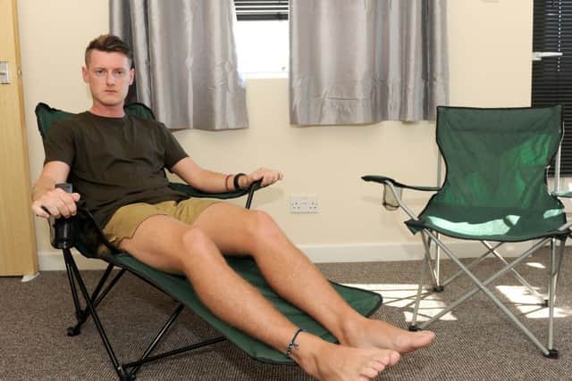 David King was left with no sofa for seven weeks