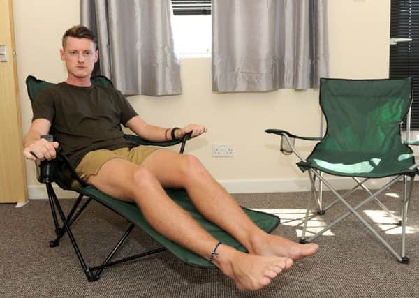 David King was left with no sofa for seven weeks